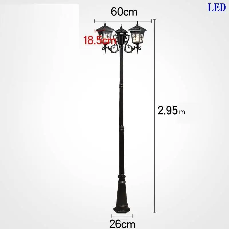 Наружная Светодиодная лампа Jalan Tuinlamp квадратная наружная наружного освещения