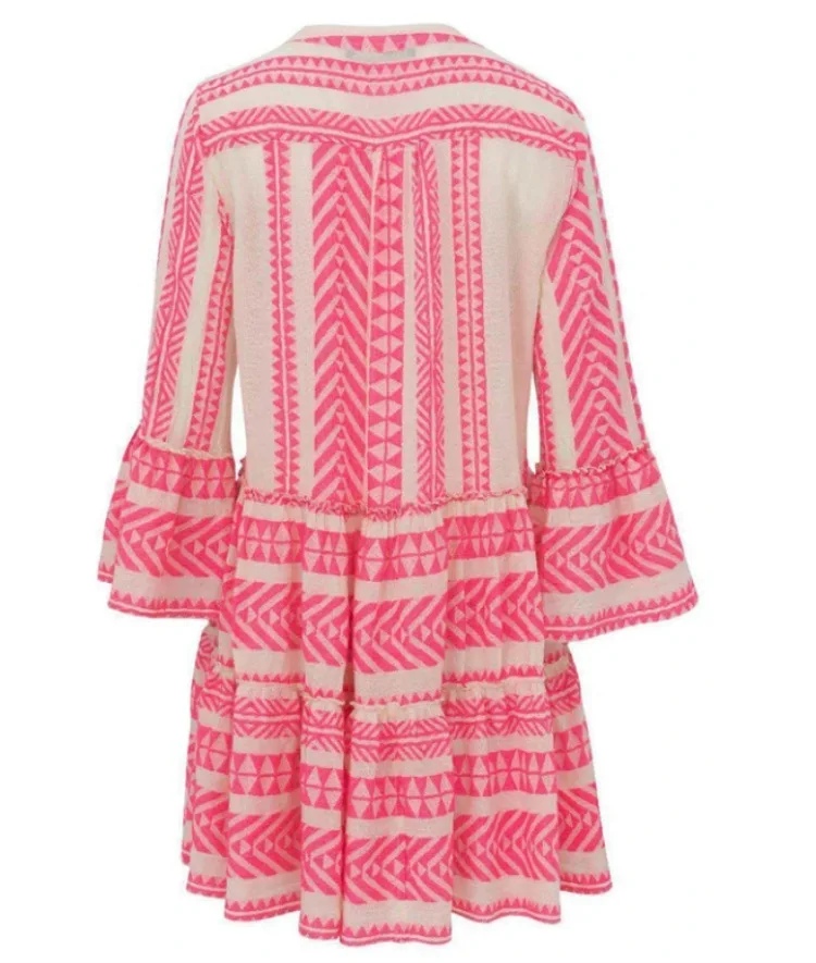 

Women Summer Beach Chiffon Dress Casual Lantern Sleeve Polka Dot Dress Boho Mini Party Dress Elegant V Neck Sundress Vestidos