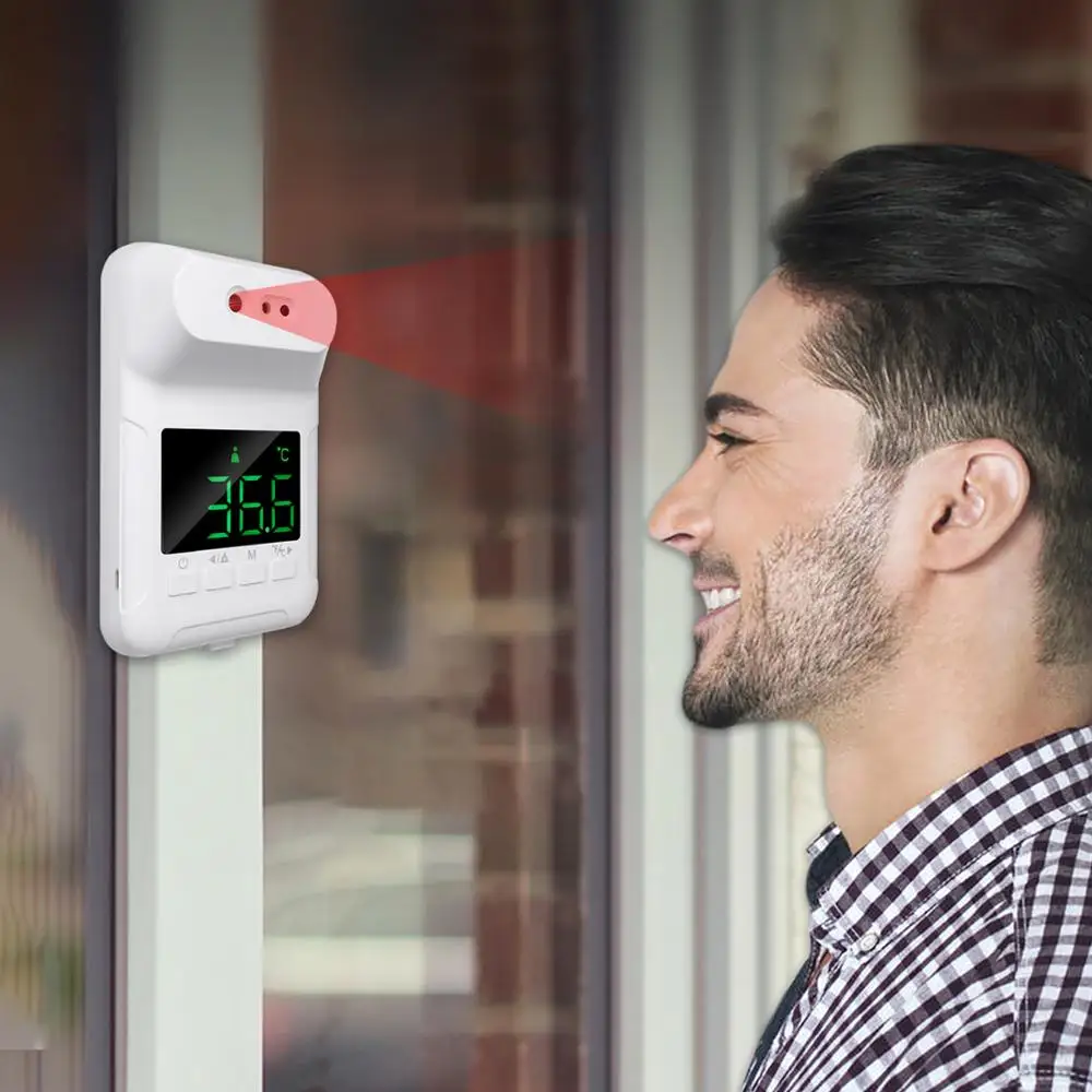 Бесконтактный ИК инфракрасный датчик лба висячий термометр светодиодный