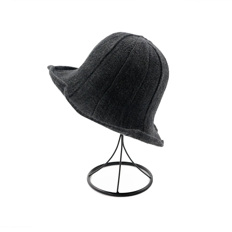 Шапка WZCX Женская в полоску однотонная Складная повседневная весенне-осенняя