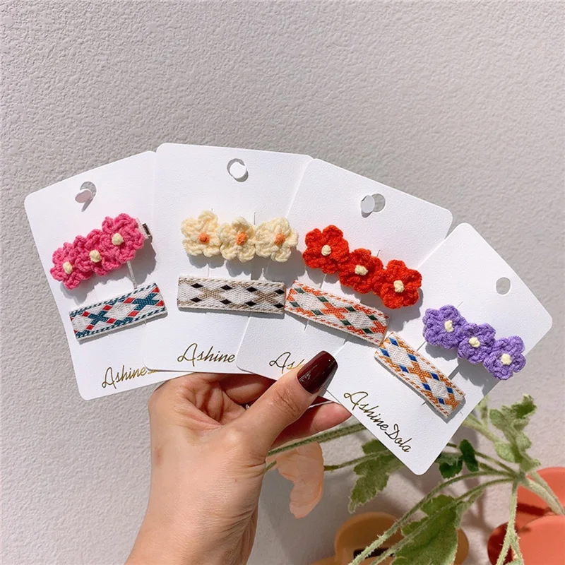 

Candy Colors Flower Baby Girl Hair Clips Hair Pins Clip Hair Barrette Accessories