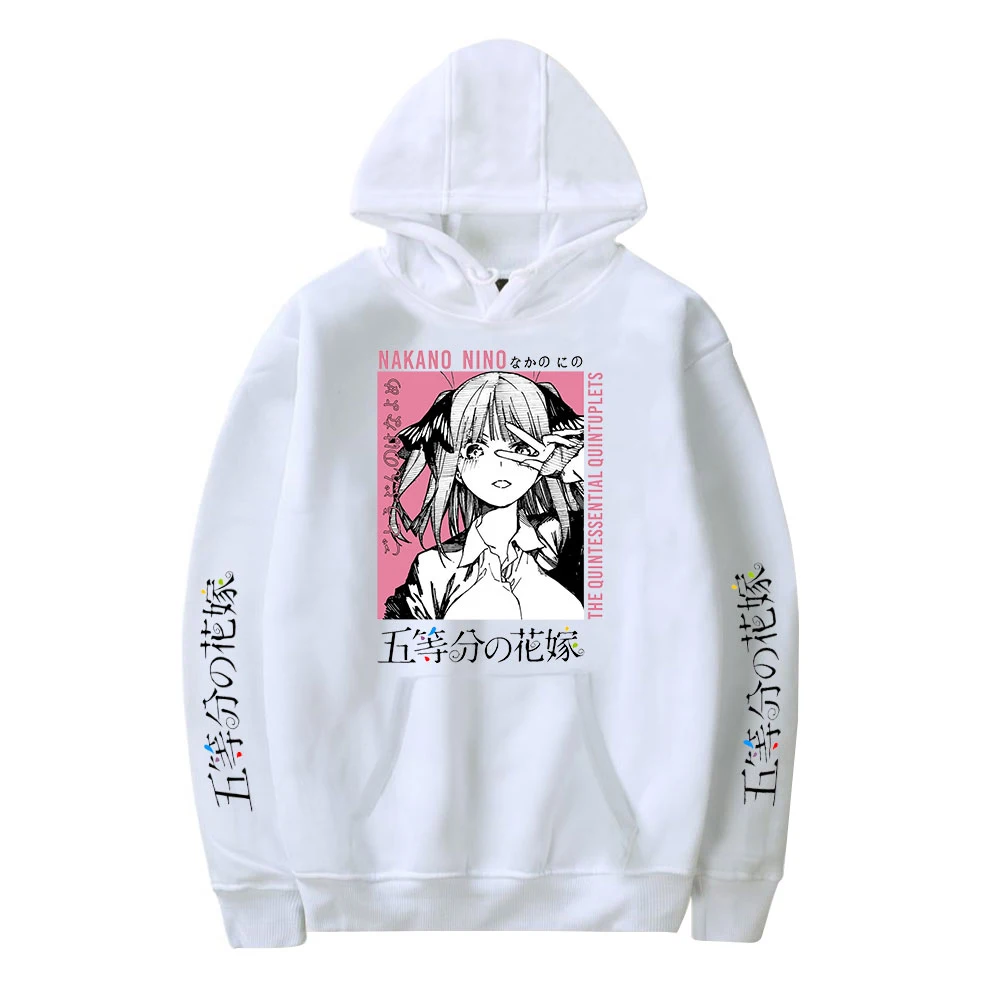 

New Listing The Quintessential Quintuplets Hoodies Men Sweatshirts Women Autumn Comic Hoodie Casual Boys Girls White Pullovers