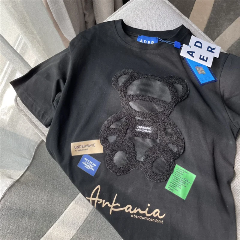Футболки с вышивкой медвежонка аддеграде мужские женские футболки лучшего