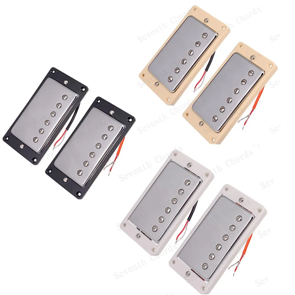 

2X Guitar Pickup 50/52mm Double Coil Humbucker Pickup For LP EPI Style Guitar Parts Electric Guitar Pickup Neck Bridge