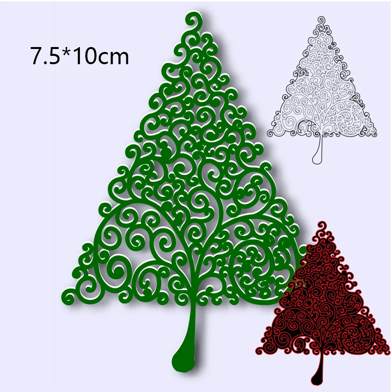 

Cutting Metal Dies Hollow Tree for 2020 New Stencils DIY Scrapbooking Paper Cards Craft Making New Craft Decoration 75*100mm