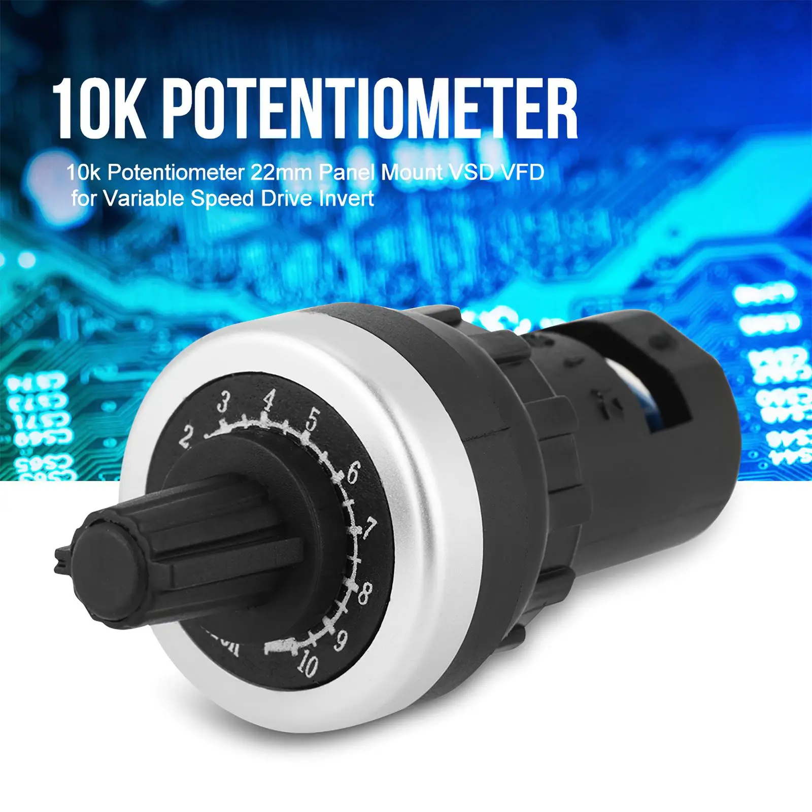 

10K Plastic Linear Potentiometer Adjustable Rotary Potentiometer Convenient Taper Potentiometer