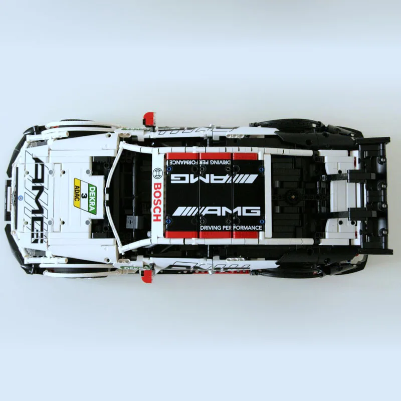 Новый Technic C63 спортивный автомобиль MOC 6687 светодиодный RC двигатель мощность