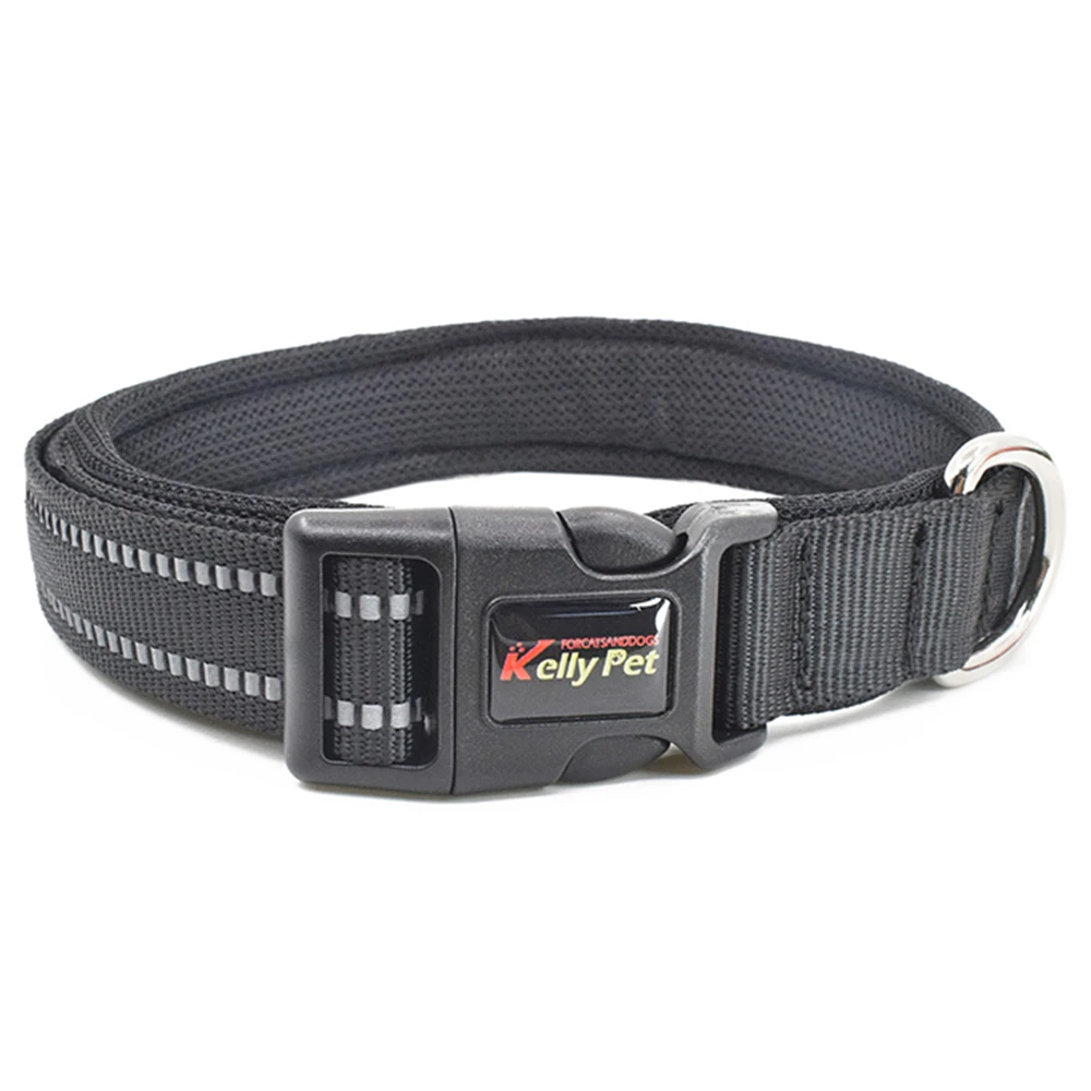 collar black Hoomall Pet ошейники для собак светодиодный подвесной ошейник с красочными светодиодный свет, с круглой горловиной, для собаки кошки, Декор Аксессуары для ошейника питомца 1 шт - Цвет: collar black