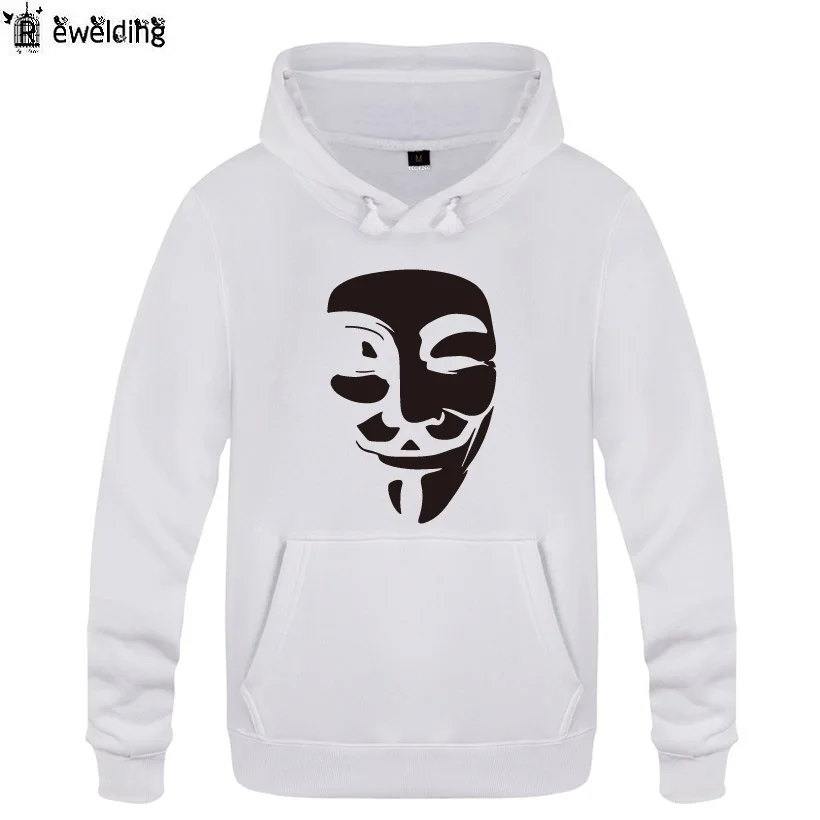 Для мужчин s толстовки V for Vendetta с принтом флисовая мужская кофта худи из флиса