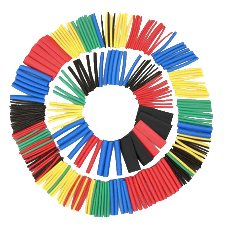 

580pcs/Box Heat Shrink Tube Kit Shrinking Assorted Polyolefin Insulation Sleeving Heat Shrink Tubing Wire Cable 8 Sizes 2:1 s