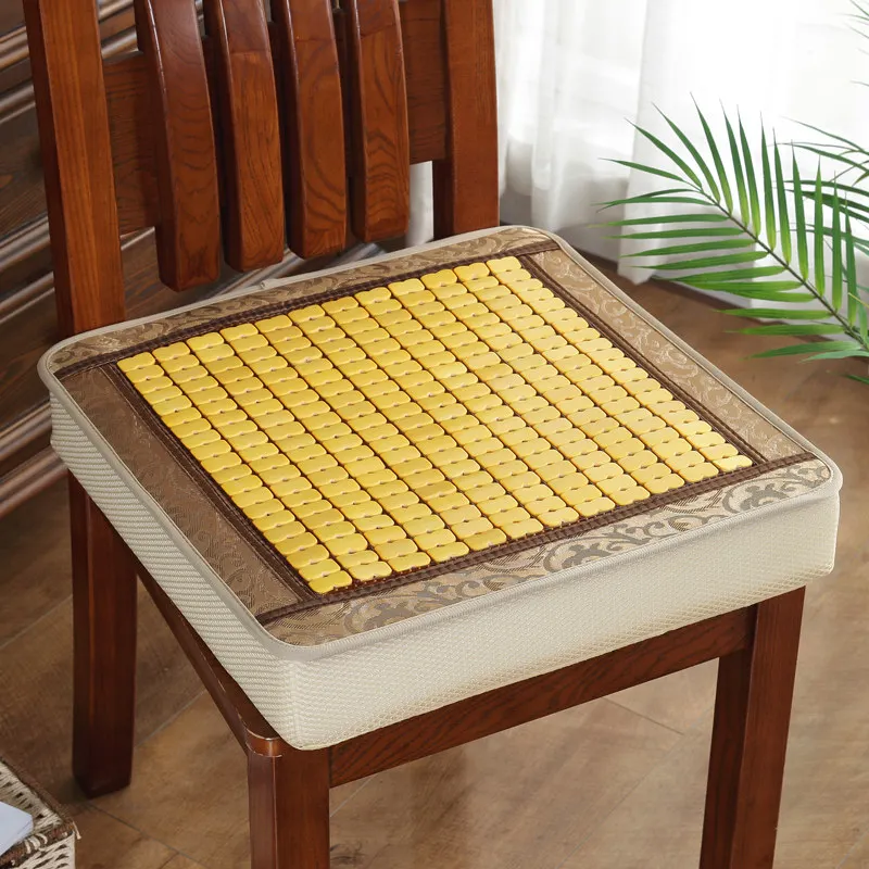 Утолщенный коврик из ротанга, подушка для стула, для взрослых, Нескользящая подушка для вождения, квадратная подушка для кухни, обеденного стула, подушка для лета