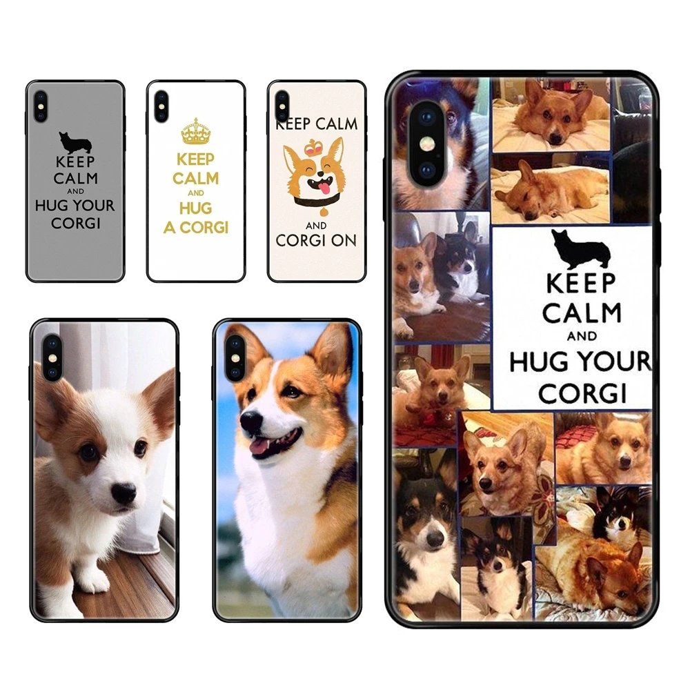 Сохраняйте спокойствие и Обнимайте свой корги для Huawei P40 P30 P20 P10 P9 P8 Lite Plus Pro P Smart 2017