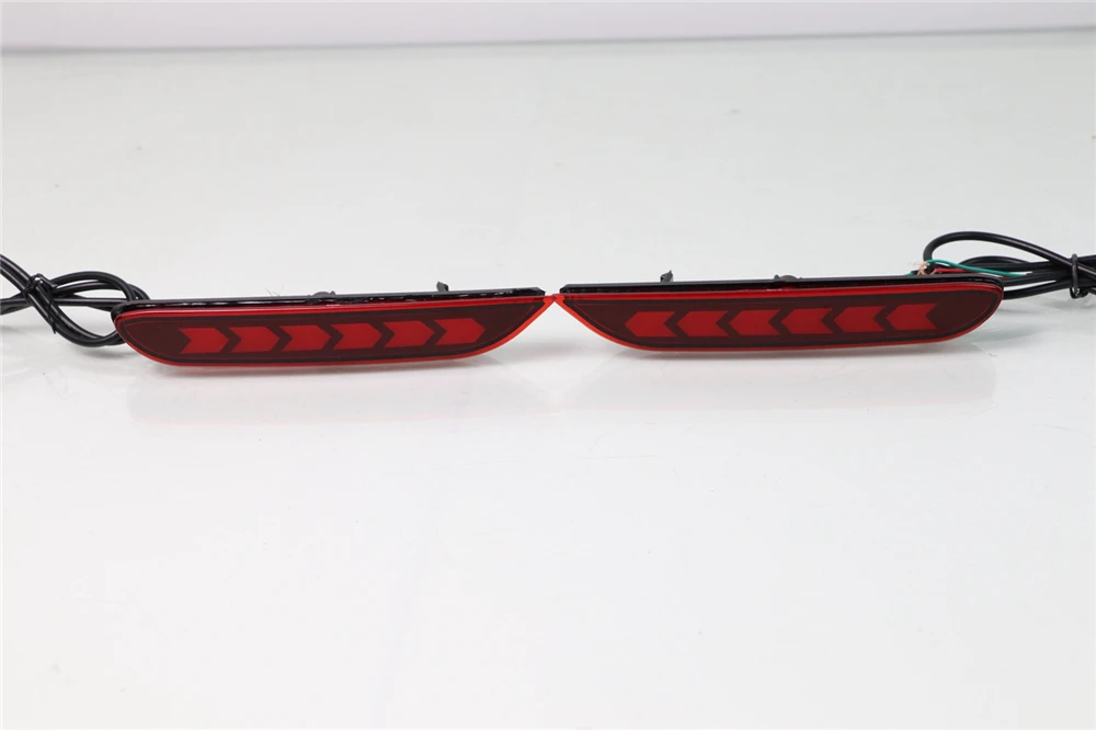 1 пара многофункциональный автомобильный Светодиодный отражатель задний