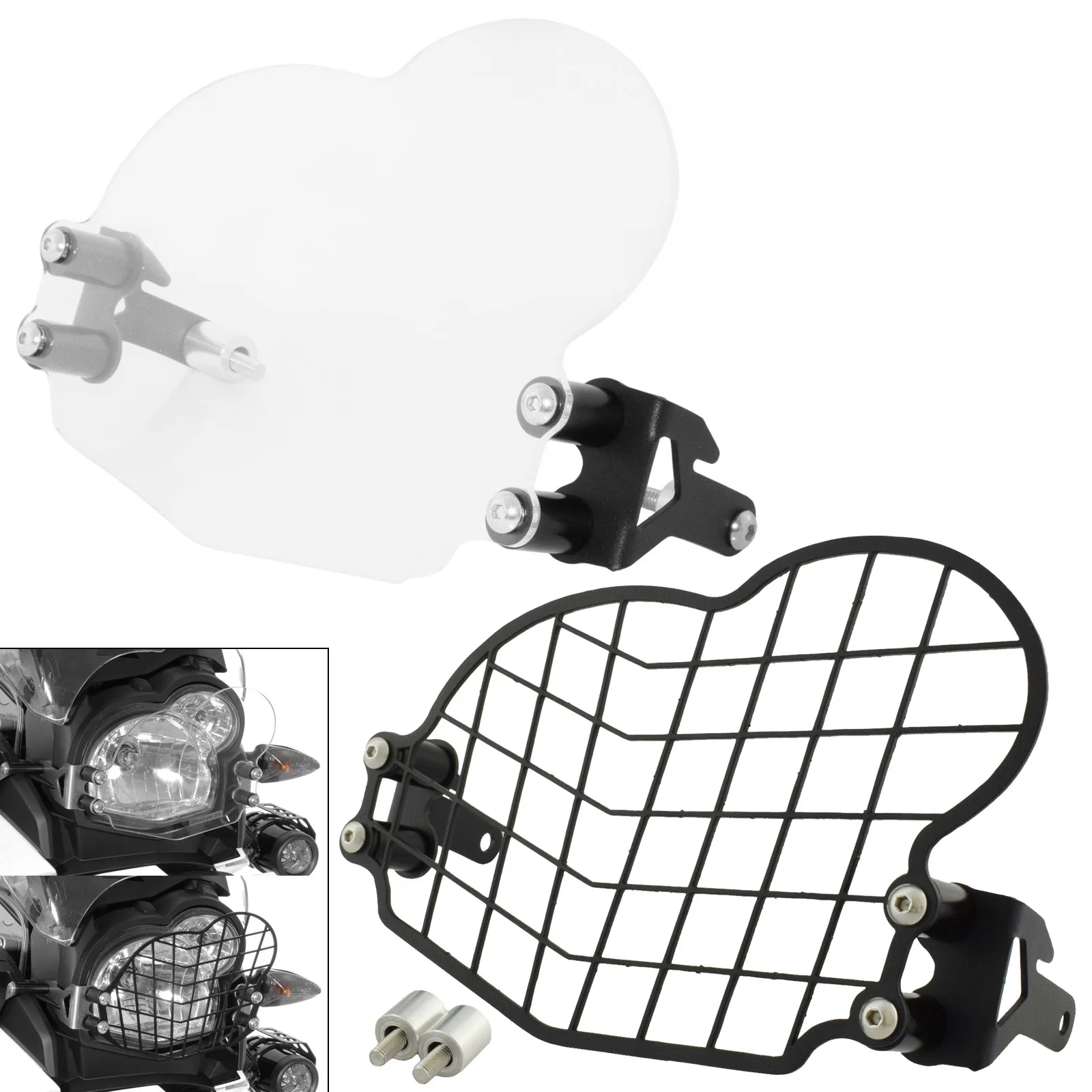 Налобный Фонарь налобный фонарь защитный чехол (решетка/акрил) для BMW G 650 GS 650GS G650GS