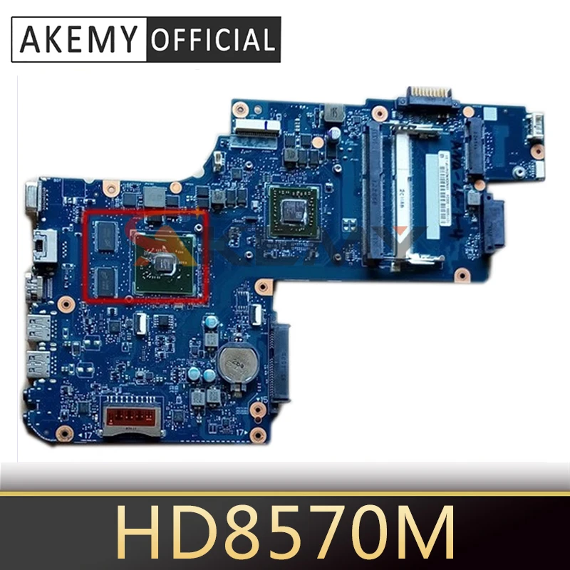 

AKEMY Laptop Motherboard For Toshiba Satellite C50D C55D H000062040 PT10AN DSC MB CPU HD8570M Video Card Main Board