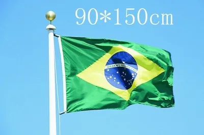 

Флаг Бразилии, Национальный полиэстер, баннер, летающий флаг 3 фута X 5 футов по всему миру
