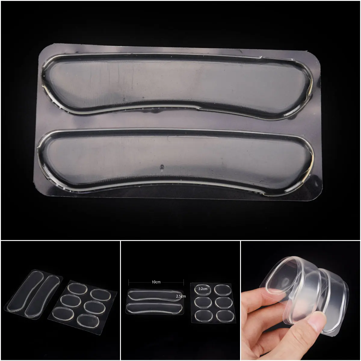 1 лист мягкие силиконовые вставки для обуви на высоком каблуке|Стельки| |