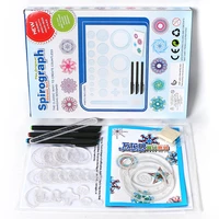 spirographe enfants dessin 22pcs accessories paint coloring game toy setspiral designs interlocking gearswheels drawing toy