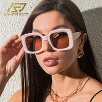 simprect 2022 new oversized sunglasses women luxury brand designer big frame square sun glasses vintage uv400 shades for women