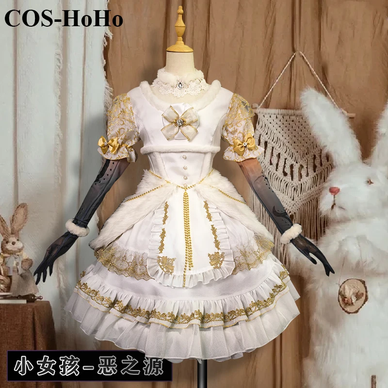 Костюм для косплевечерние из аниме Малышка с V-образным вырезом |