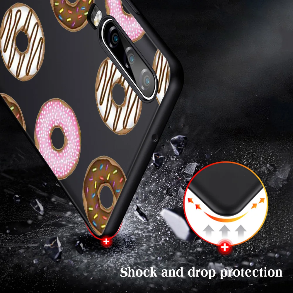 

Food Pizza Case for Huawei P40 P30 P20 Pro Lite Mate 30 40 20 Lite Pro Honor 30 20 10 9X Pro Lite P Smart 2020 TPU Cover Funda