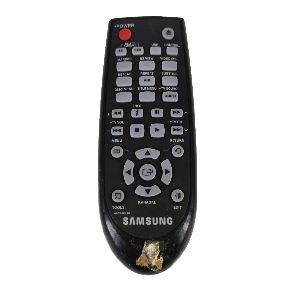 Б/у для samsung DVD пульт дистанционного управления AK59-00084T для DVD-C500 Fernbedienung