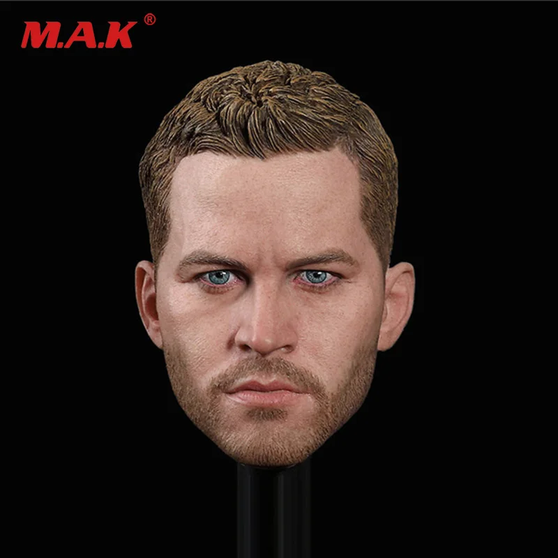 

1/6 Scale GACTOYS GC028 Paul Walker Head Sculpt Brian O'Conner Head Carved Model for 12inch Action Figure DIY In Stock