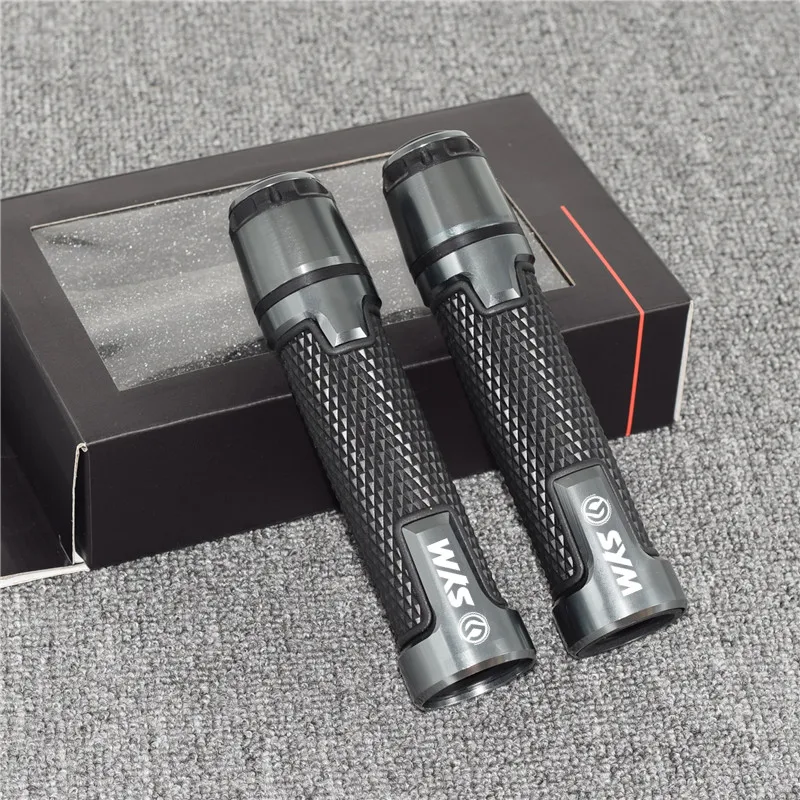 titanium Универсальный 7/" рукоять Руля Мотоцикла Для SYM Maxsym 400 600i TL 500 Joyrides CRUISYM 300 ЧПУ Алюминий скутер ручки - Цвет: titanium