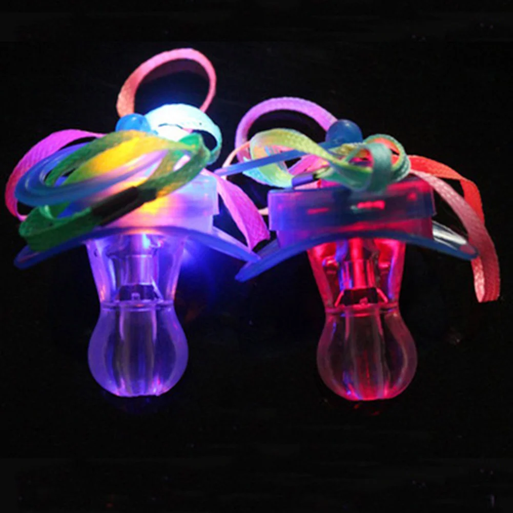 Забавная игрушка соска Rave Glow Stick набор для выживания красочный светильник