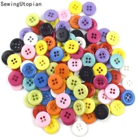 50pcs 4 holes colorful cartoon resin buttons for baby kids clothes sewing buttons scrapbooking garment diy apparel accessories