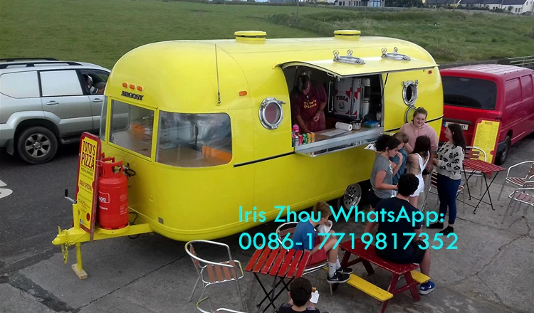 Кофейная тележка airstream продовольственный трейлер для продажи еды пиццы | Бытовая