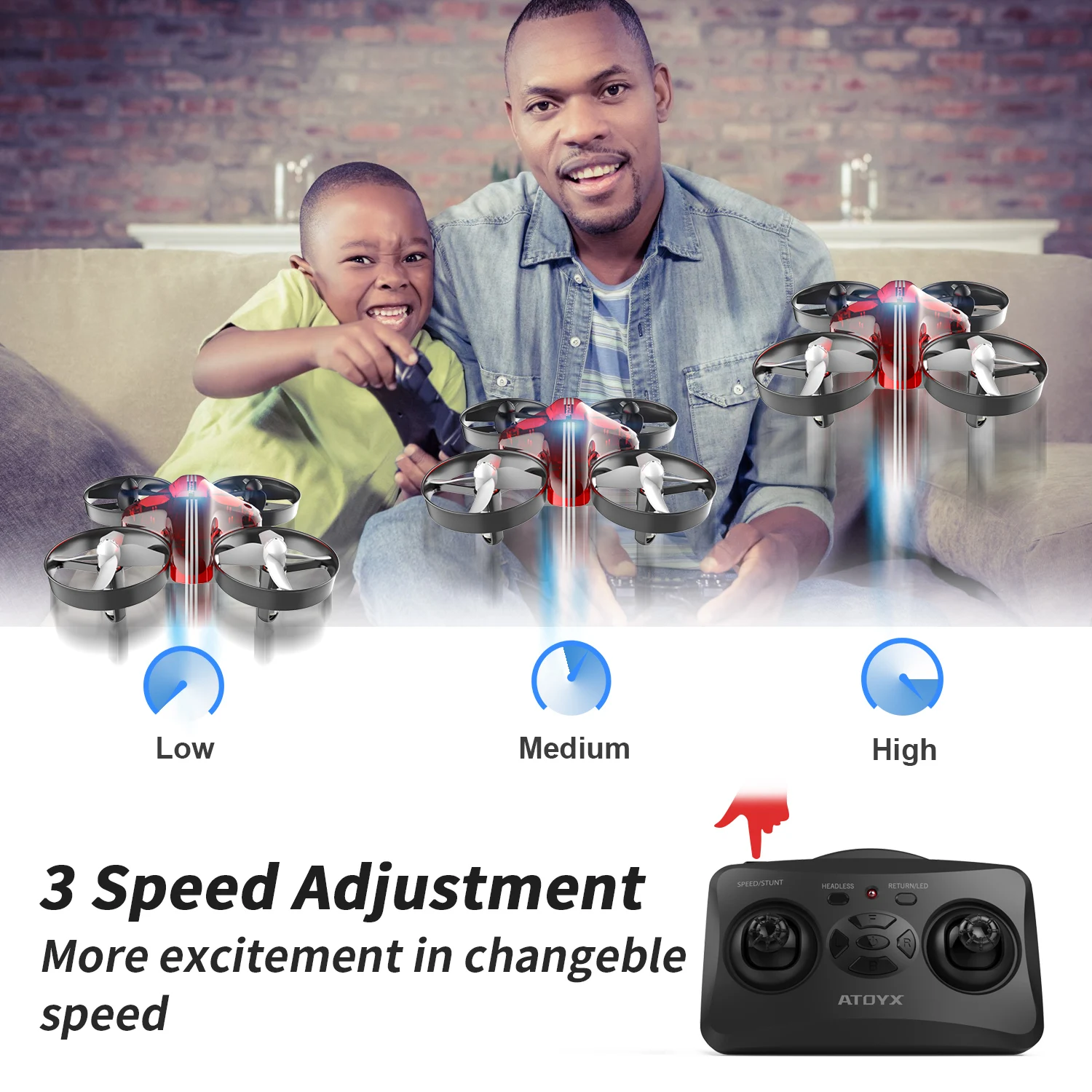 Мини Дрон Радиоуправляемый квадрокоптер вертолет с дистанционным управлением 4CH