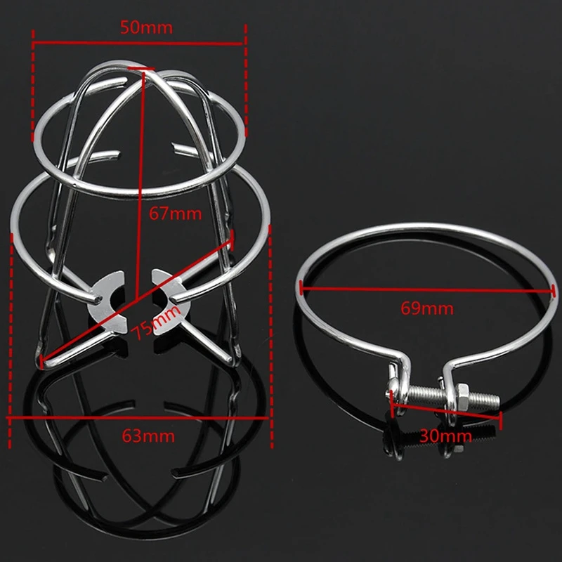 

Fire Sprinkler Headguard,Fire Sprinkler Head Protection Frame Recessed Heavy Duty Chrome Plated Sprinkler Headcage