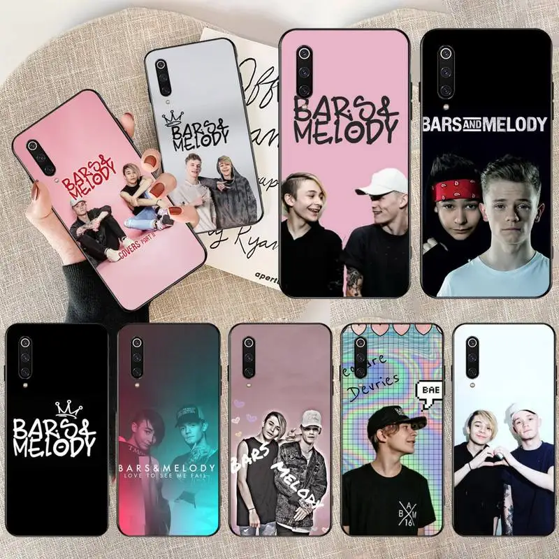 HPCHCJHM Bars and Melody BAM мягкий силиконовый черный чехол для телефона Xiaomi Mi9 9SE 8SE Pocophone F1 Mi8