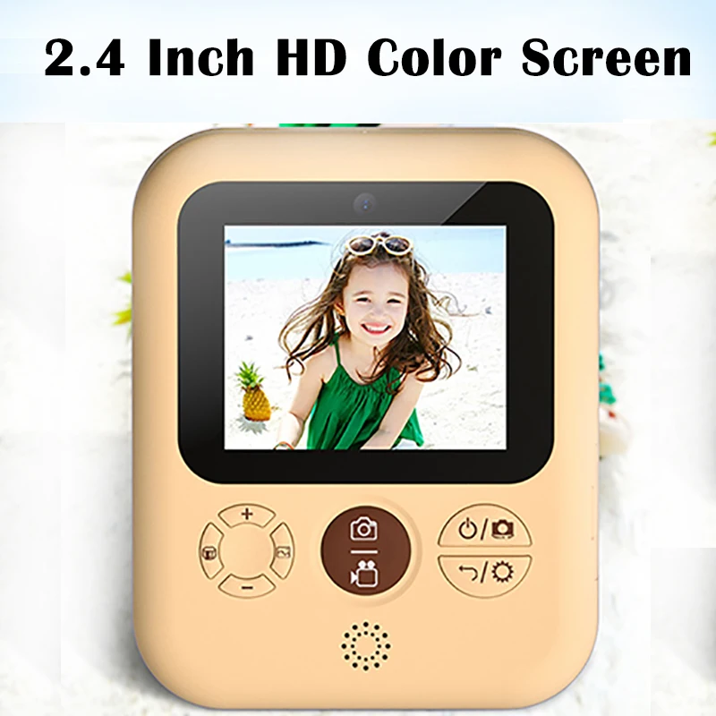 Новая детская термопечать камера Polaroid 12 МП с двумя передними и задними камерами