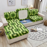 geometric sofa seat cushion cover elastic nordic style furniture protector polyester stretch washable removable slipcover