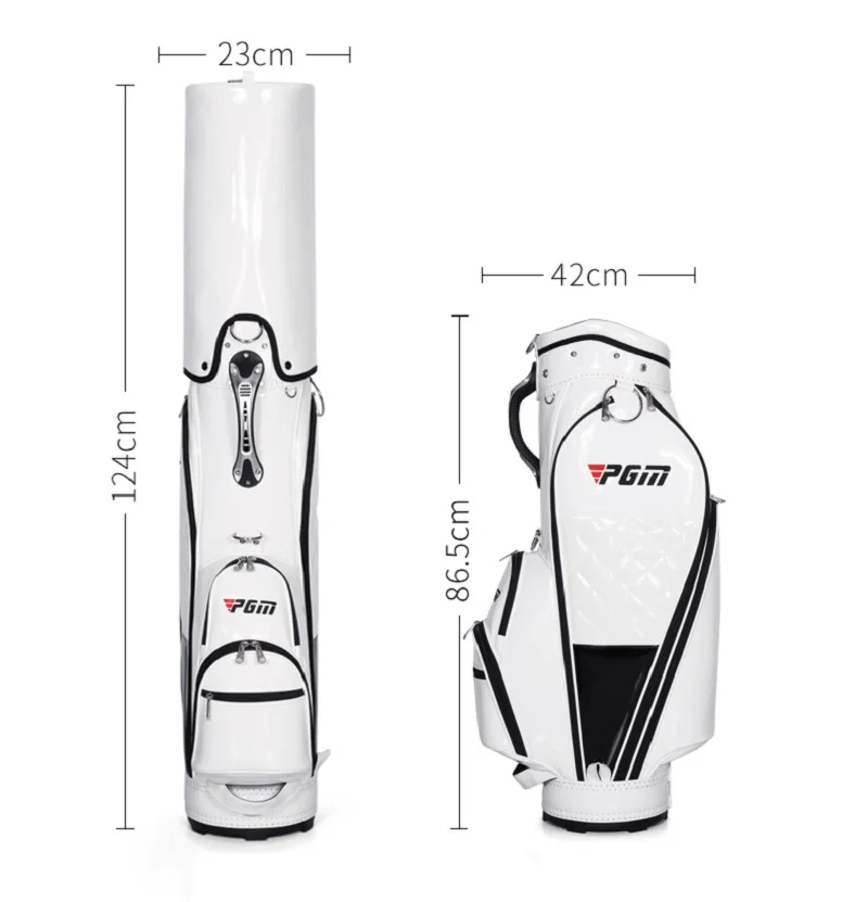 PGM Women Golf Standard Club Bag Crystal PU Waterproof Bags Multi-Functional Aviation Packages Large Capacity Travel Pack QB084