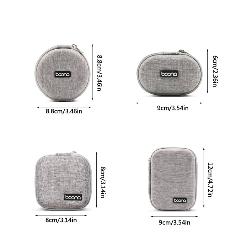 

H7EC New Multifunctional Storage Case Bag Shockpproof Waterproof Data Cable Digital U disk Charger Earphone Travel Carry