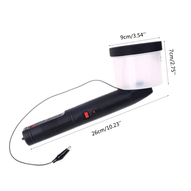 

Rechargeable Static Grass Flocking Applicator Set ABS Mini Flocking Applicator with Antiskid Handle for DIY Scenic Sand