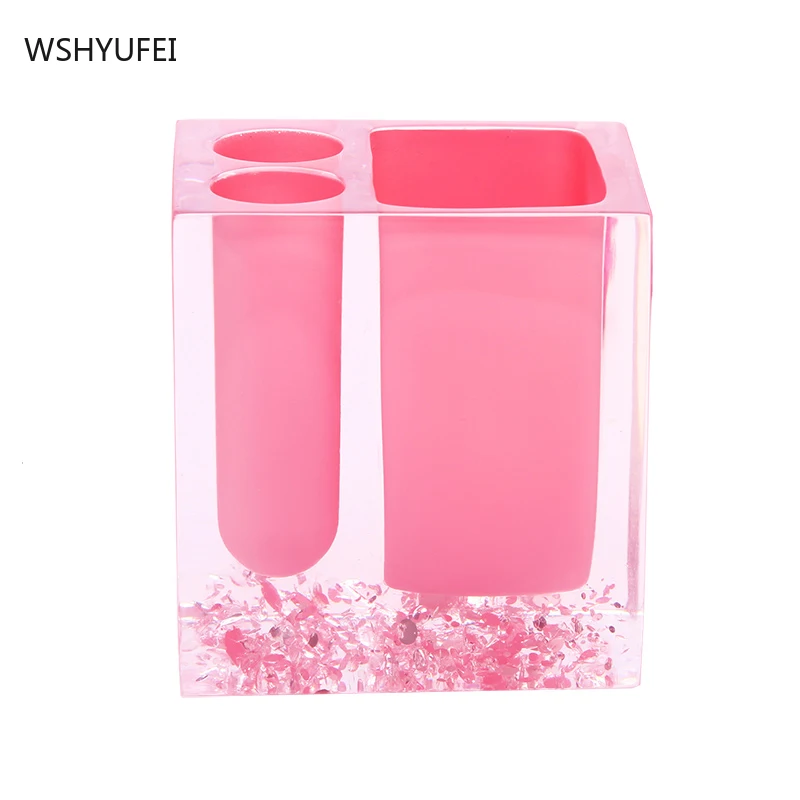 

Classic simple toothbrush holder creative wash toothpaste storage box porous large rack bathroom multifunctional comb tube