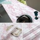 Новые ПВХ водонепроницаемые мраморные настенные наклейки, самоклеящиеся мебельные обои для ванной комнаты, декоративная пленка для шкафа, буфета, контактная бумага