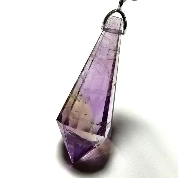 Природный Аметрин капли воды маятниковая подвеска слезы Ангела ювелирные