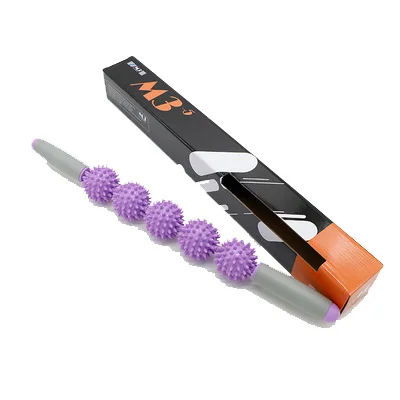 Purple2 Палочки для йоги, массажные палочки, палочки для пилатеса, расслабляющие мышцы, физиотерапия, инструмент для массажа тела, фитнес-оборудование, ролик для йоги - Цвет: Purple2