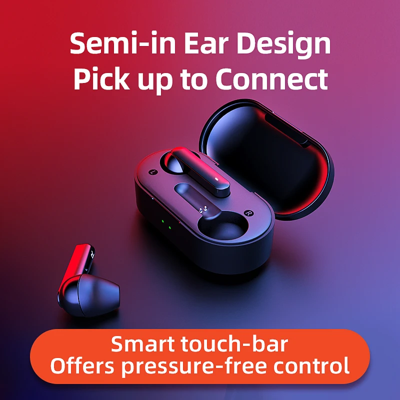 QCY T3 TWS сенсорные беспроводные наушники Bluetooth V5.0 3D стерео с двойным микрофоном и