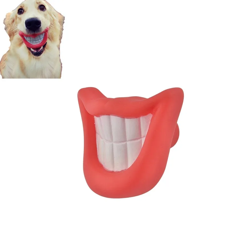 

Игрушки для собак, большие красные губы, резиновая игрушка со звуком, пищащие игрушки, забавная улыбка, собака, щенок, игрушка, интересные зв...