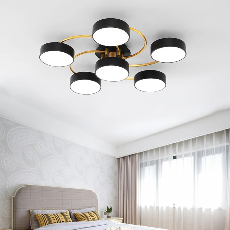 

Nordic living room lamp modern minimalist personality dining lamp Japanese style bedroom lamp room ceiling lamp
