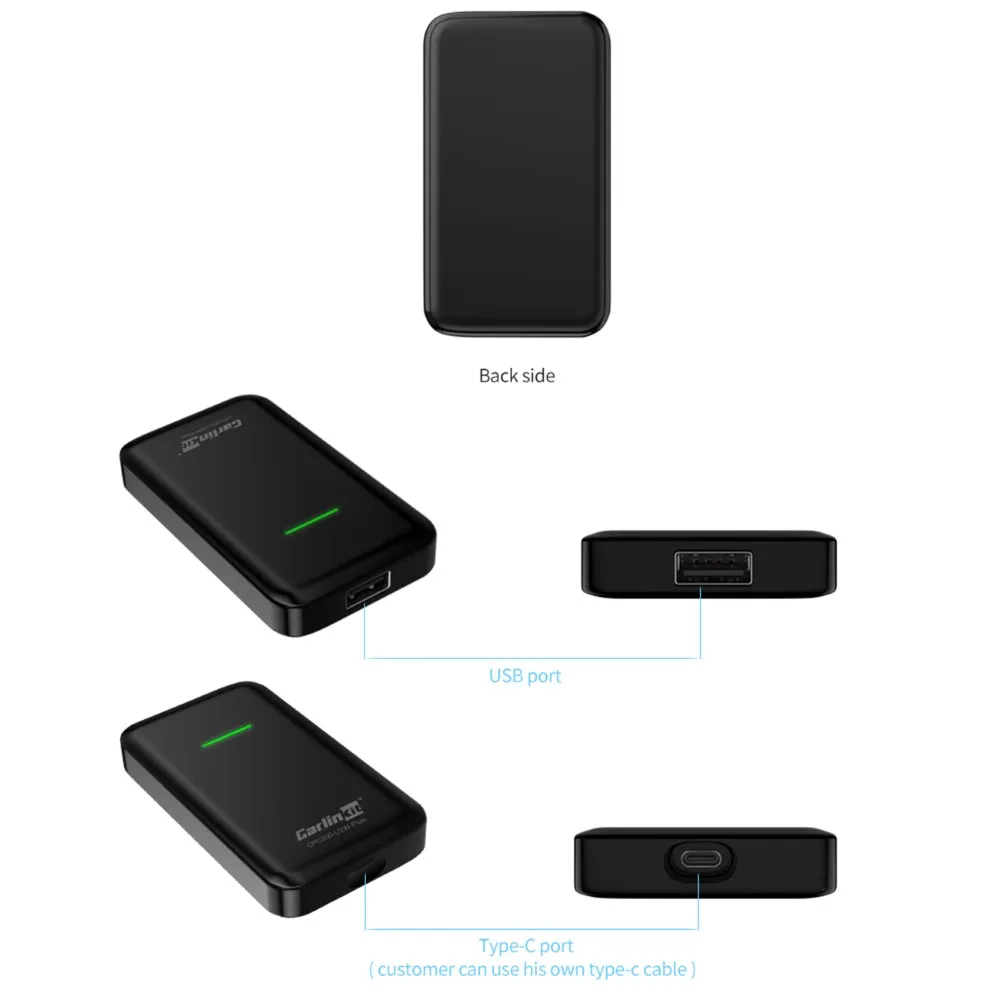 

2.0 Wireless USB Smart Link Wired to Wireless Carplay Dongle Box for Android IOS Navigation System Player