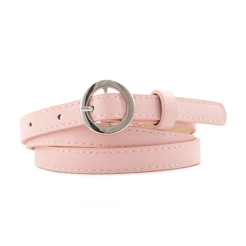

New Woman PU Leather Belts Round Pin Buckle Belt 2019 Business Casual Luxury Strap Decoration Female Belt for Dress Jeans