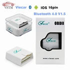 Диагностический сканер Viecar ELM327 V1.5, сканер OBD2 для AndroidIOSПК, Bluetooth 4,0, ELM 327 1,5 OBDII