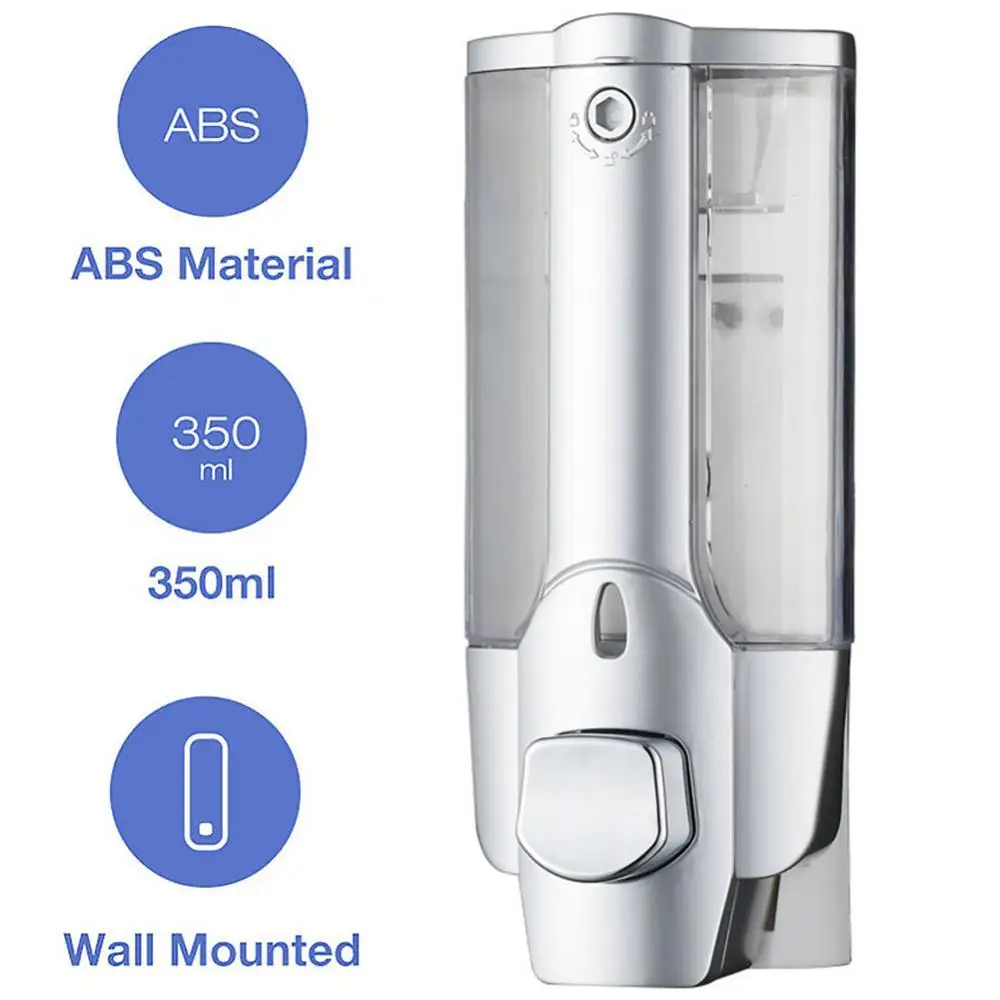 

soap dispenser350ml Wall Mounted Bathroom Soap Dispenser Shampoo Lotion Holder Box Container bathroom Products дозатор для мыла